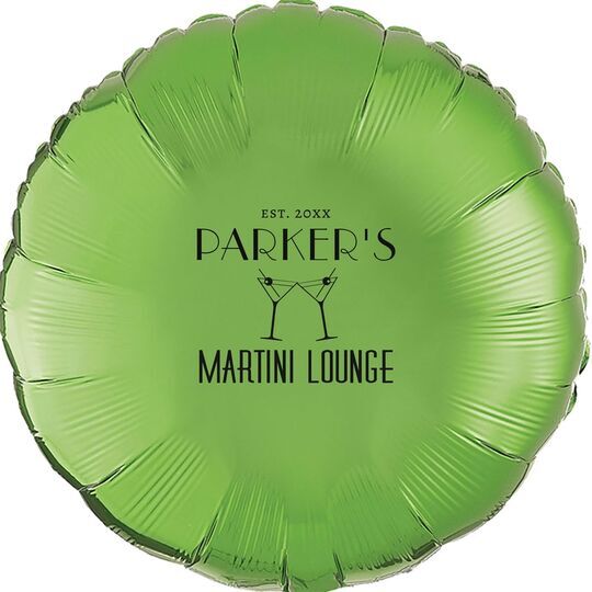 Martini Lounge Mylar Balloons